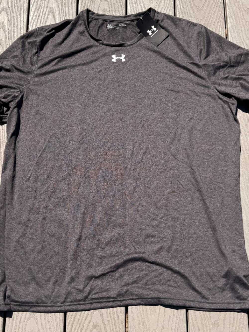 Under Armour Mens Locker Tee 2.0 Short Sleeve Size XL Loose NWT Gray